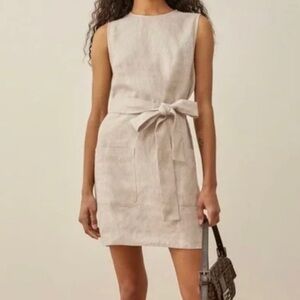 REFORMATION SOMET LINEN DRESS - NWT